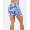 thumbnail image 5 of Women's 5" High Waist Biker Shorts Yoga Workout Running Compression Gym Shorts Side Pockets, 5 of 8
