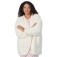 thumbnail image 3 of Aria Women’s Cozy Sherpa 32” Sleepwear Cardigan, Sizes XS-4X, 3 of 8