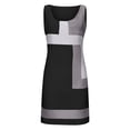 thumbnail image 3 of Viikei Sleeveless Dress Summer Dresses for Women Plus Size Dresses Casual Shift Geometric Print Dress O-Neck Sleeveless Mini Dresses, 3 of 6