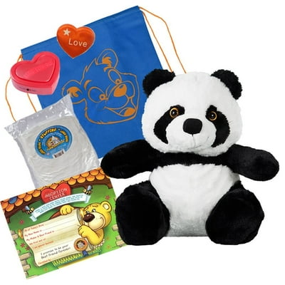 Buy الباندا الدب 16 Plush W Heart على شكل مسجل صوت No Sew ديي Build A Plush عدة Online In Kuwait 372155240