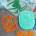 thumbnail image 4 of Molde para galletas de Halloween, molde para fondant, molde para tartas de silicona de grado alimenticio, moldes para galletas de Halloween, tema de Halloween, respetuoso con el medio ambiente, F141, 4 of 5