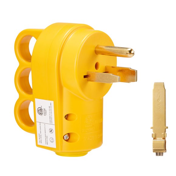 Enchufe Suplevel NEMA 6-50P/6-30P 50 A 125/250 V de alta resistencia