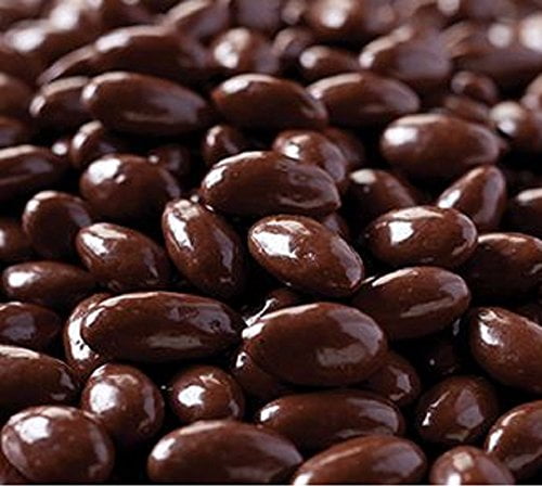 Gourmet Chocolate Covered Almonds by Its Delish (Dark Chocolate, one pound) by Its Delish