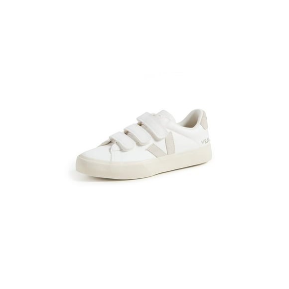 Veja Women's Recife Logo Sneakers, Extra White Natural, 7 Medium US