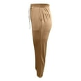 thumbnail image 4 of EDFBUYKRS Female Women Pants Casual Womens Sweatpants Tall 34 Inseam Casual Trousers with Drawstring Waist Ankle Pure Color Comfortable Pants for Everyday Wear L, 4 of 7