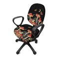 thumbnail image 2 of ZUXONGSY Mushroom Moon Office Chair Cover 2 Pack Stretch Rotating Chair Slipcover Furniture Protector Standard Size Chair Protector Suitable for Computer Chairs Office Chairs, 2 of 7