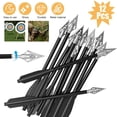 thumbnail image 2 of CGYan Toys and Hobbies Outdoor Toys Aluminum Mini 12PCS 6.7Inch Mini With Sharp Broadhead Tips For 50 80lbs Multiple Colors Suitable For Adult Shooting Hunting huwairen c, 2 of 9