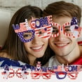 thumbnail image 7 of Moocorvic American Flag Glasses USA Patriotic Party Accessories 4th of July Decoration Eyewear for Party Photo Booth Props, 7 of 7
