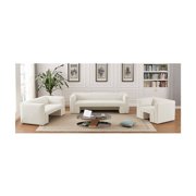 Meridian Furniture Henson Cream Velvet Sofa