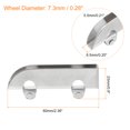 thumbnail image 2 of Uxcell Sliding Door Roller Assembly, Sliding Patio Door Wheels with Ball Bearings, 4 Pack, 2 of 6