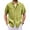 03#Yellow, variant on Men's Linen Shirts Short Sleeve Casual Shirts Button Down Shirt for Men Beach 2026 Summer Shirt Dark Gray 2XL