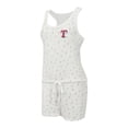 thumbnail image 5 of Women's Concepts Sport Cream Texas Rangers Gardner Hacci Knit Romper, 5 of 6