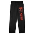 thumbnail image 4 of Marvel Universe Wolverine Men's Black Sleep Pants-Large, 4 of 7