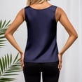 thumbnail image 4 of Glisme Tank Tops For Women Casual Solid Color Sleeveless Tank Top Stretch Soft Basic Layering Summer Camisole Softness Dark Purple Top, 4 of 4