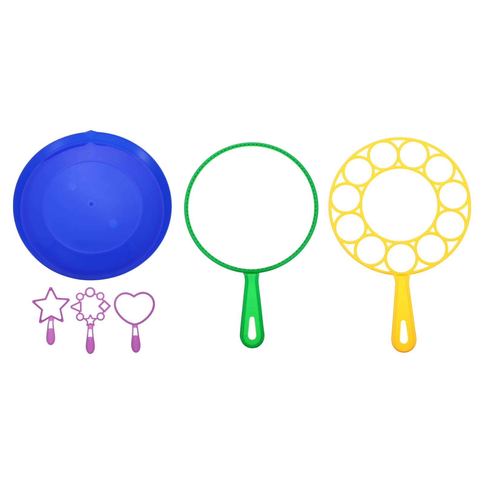 6Pcs/set Portable Bubble Wand Tool Bubble Make Outdoor Fun Toy Kid Gift v 