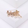 thumbnail image 5 of Fasijew Women Flower Brooch Cardigans Brooch Flower Brooch Shiny Lightweight Exquisite Clothes Decoration Sweater Coat Collar Decor Clothes Pin, 5 of 7