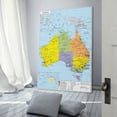thumbnail image 3 of Australia Map Posters Poster Cool Artworks Painting Wall Art Canvas Prints Hanging Picture Home Decor Posters Gift 20x30inch(50x75cm), 3 of 6