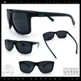 thumbnail image 2 of Kush Mens Rectangle Plastic Sporty Gangster Fashion Sunglasses [Green], 2 of 8