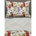 thumbnail image 3 of Bar Comforter & Sham Bedding Set, Watercolor Style Cocktails Summer Party Drinks Fresh Lime and Cherry Lemon Flavor, 3 pcs Duvet Set Microfiber Filling Quilt, 5 Sizes, Multicolor, by Ambesonne, 3 of 4