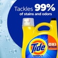 thumbnail image 3 of Tide Simply Oxi Boost + Ultra Stain Release Liquid Laundry Detergent, Refreshing Breeze Scent, 105 fl oz, 74 Loads, 3 of 10