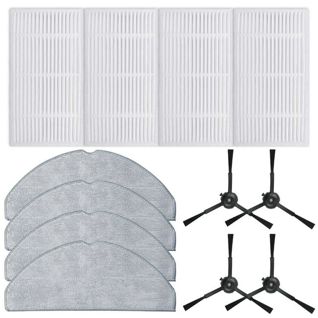 Para Tapo RV30 Max Plus/RV20 Max Plus Piezas de aspirador Filtro Cepillo Lateral Paño de arrastre