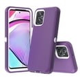 thumbnail image 1 of Aggxpf Motorola Moto G Power 5G 2023 Phone Case, 3 in 1 Protective Cell Cases, Full Body Rugged Shockproof Phone Cover（Purple）, 1 of 5