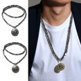 thumbnail image 3 of Medallion Necklace Islamic Jewelry Men Allah Pendant Necklace Muslim Gift, 3 of 5