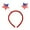 D, variant on LHNFT 4th of July Independence Day Headband American Flag Headband National Day Star Stripe Element Hair Hoop