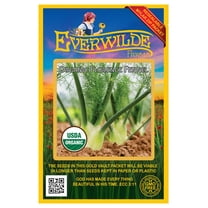Everwilde Farms - 500 Organic Florence Fennel Herb Seeds - Gold Vault Jumbo Bulk Seed Packet