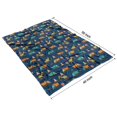 thumbnail image 4 of Cartoon Construction Vehicles Cones Blanket,Comfortable Soft Lamb Wool Throw Blanket,All Season,Warm Lightweight Blankets for Sofa Bed Couch Living Room Chair,40"x50", 4 of 4