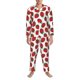 thumbnail image 3 of Fotbe Hand Drawn Strawberry Pijama de Hombre con Estampado de Manga Larga, Conjunto de 2 Piezas, Ropa de Dormir Suave y Cómoda con Bolsillos-Large, 3 of 7