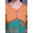 thumbnail image 5 of Bimba Kurti Long Imprimé pour Femmes Anarkali Robe Tunique Indienne Décontractée, 5 of 5