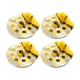 thumbnail image 2 of 4 piezas de aleación de llanta de rueda hexagonal decoración para UDR coche de carreras Hugo Amarillo Disco de freno de rueda, 2 of 8