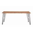 thumbnail image 3 of Sherman 71-inch Live Edge Dining Table Natural Acacia, 3 of 7