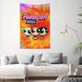 thumbnail image 2 of The Powerpuff Girls Tapestry Dorm Decor Wall Hanging Tapestries Window Curtain Picnic Mat Beach Blanket 60x40 Inch, 2 of 9