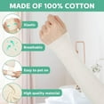 thumbnail image 2 of Cotton Tubular Stockinette Gauze Roll Tubular Arm Stocking Elastic Leg Stockinette Tubing Compression Tube Sleeve Bandage for Cast Plaster Comfort Wear Sweat Absorbent(2 Rolls, 2 inch x 11 Yard), 2 of 6