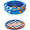 Hot Wheels Pool & Splash Pad, variant on Hot Wheels™ + Float Life by Funboy Inflatable Round 2-Ring Pool, 48" Diameter, Children Ages 6+