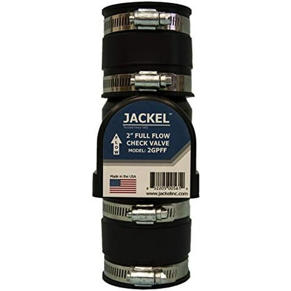 Sewage Check Valve (Model: 2GPFF) Black