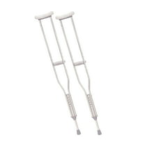 Drive Medical Walking Crutches with Underarm Pad and Handgrip, Tall Adult, 1 Pair