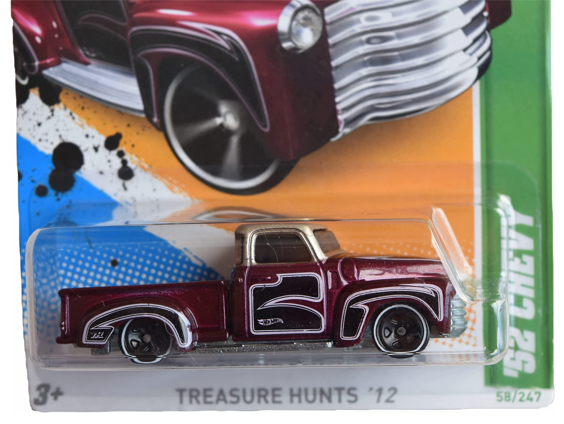 Hot Wheels 2012 Performance 49 Drag Merc 2/10 yellow Toy Car