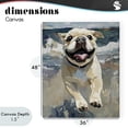 thumbnail image 4 of Stupell Industries Traditional Sunny Paws Dog on Beach Canvas Art, 36 x 48, by Svetlana Aleynikova, 4 of 8