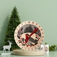 thumbnail image 4 of Wadada Countdown Advent Calendar 2022 24 Days Christmas Countdown Calendar Clock Christmas Advent Calendar Clock Wall Hanging Advent Calendars Wood Advent Calendar for Kids, 4 of 6