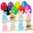 thumbnail image 4 of Pascua huevo y felpa Juego de juguetes Bunny Decoración de Pascua Decoración decorativa Diseño de la escena del regalo ideal Favores de la fiesta de l 8 set, 4 of 10
