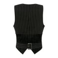 thumbnail image 2 of Douhoow Women Waistcoat Punk Black Sleeveless Vest Vintage Steampunk Tops, 2 of 9