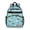 Excavator and Helicopter Blue Pattern, variant on Excavator and Helicopter Blue Pattern Cute School Backpack Bag for School with Padded Back and Adjustable Shoulder Straps 15.25"x11.5"x5.25"