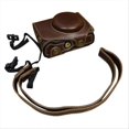 thumbnail image 1 of PU Leather Camera Bag Camera Bag Leather Case with Shoulder Strap B, 1 of 5