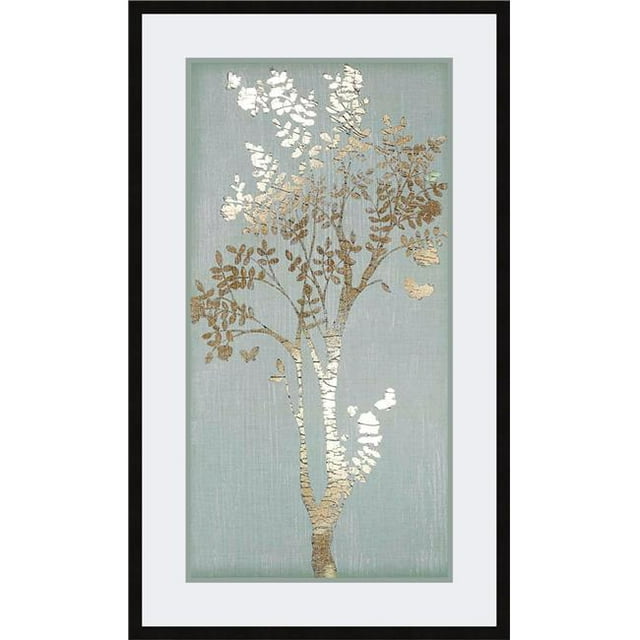 Somerset House Publishing 2294 Silhouette de Sage II&44; Impression Fine Art Texturée Encadrée