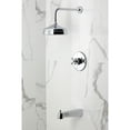 thumbnail image 2 of Kingston Brass KB6331AX Revival Single-Handle Pressure Balanced Tub and Shower Faucet, Polished Chrome, 2 of 7