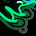 thumbnail image 3 of Tulane Green Wave LED Neon Sign, 3 of 8