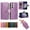 Purple, variant on TECH CIRCLE Classic PU Leather Flip Wallet Case for Galaxy A17 5G (6.7", 2025), with 3 Card Slots, Cash Pocket, Stand Function, Detachable Wrist Strap, Shockproof Protective Cover, Black